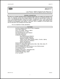 Click here to download AK4117 Datasheet