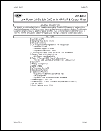 Click here to download AK4367 Datasheet