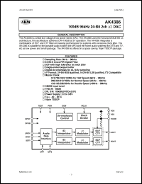 Click here to download AK4386 Datasheet