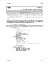 Click here to download AK4588 Datasheet