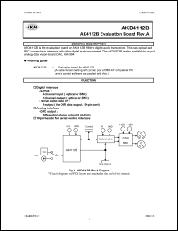 Click here to download AKD4112 Datasheet