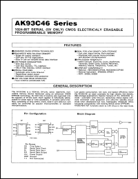 Click here to download AK93C46 Datasheet