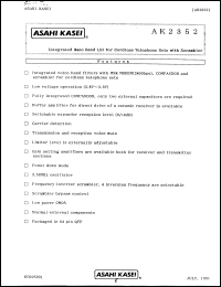 Click here to download AK2352 Datasheet