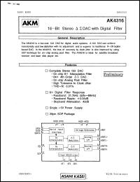 Click here to download AK4316 Datasheet