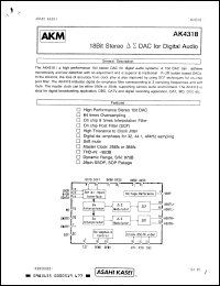 Click here to download AK4318 Datasheet