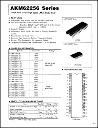 Click here to download AKM62256ASP10 Datasheet