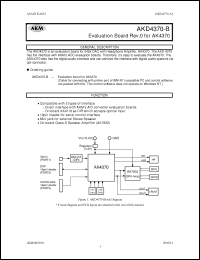 Click here to download AKD4370-B Datasheet