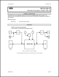 Click here to download AKD4126-A Datasheet