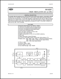Click here to download AK4387ET Datasheet