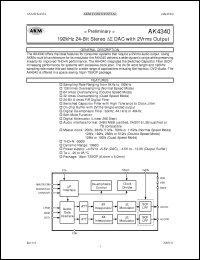 Click here to download AKD4340 Datasheet