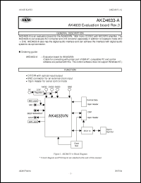 Click here to download AKD4633-A Datasheet