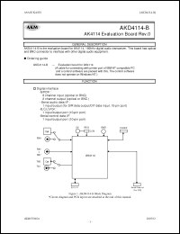 Click here to download AKD4114-B Datasheet