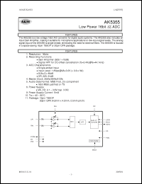 Click here to download AK5355VN Datasheet