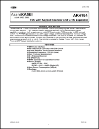 Click here to download AKD4184 Datasheet