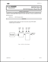 Click here to download AK4104 Datasheet
