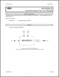 Click here to download AKD4250-A Datasheet