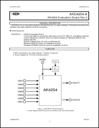 Click here to download AK4254 Datasheet