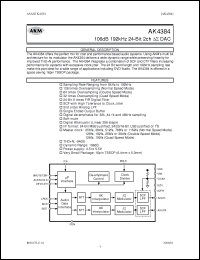 Click here to download AK4384_06 Datasheet