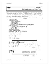Click here to download AK5354_04 Datasheet