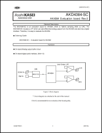Click here to download AKD4384-SC Datasheet