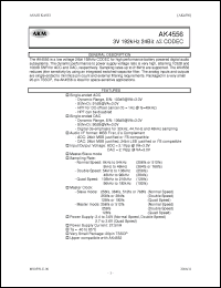 Click here to download AK4556VT Datasheet