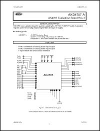 Click here to download AKD4707-A Datasheet