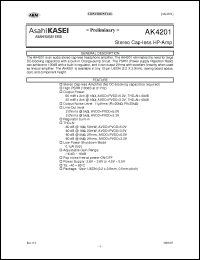 Click here to download AKD4201 Datasheet