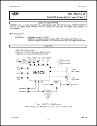 Click here to download AK5701 Datasheet