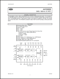 Click here to download AK5385B Datasheet