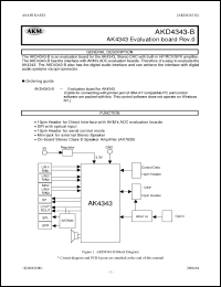 Click here to download AKD4343-B Datasheet
