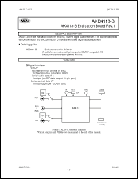 Click here to download AKD4113-B Datasheet
