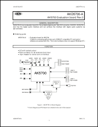 Click here to download AKD5700-A Datasheet