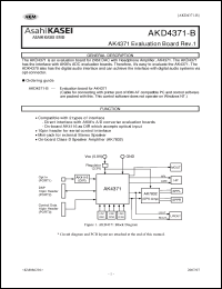 Click here to download AKD4371-B Datasheet