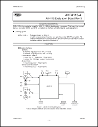 Click here to download AKD4115-A Datasheet