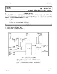 Click here to download AKD4388-SB Datasheet