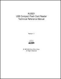 Click here to download AU9321 Datasheet