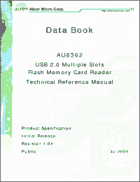Click here to download AU6362 Datasheet