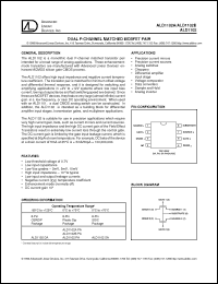 Click here to download ALD1102SA Datasheet