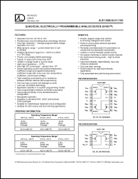 Click here to download ALD1110ESC Datasheet