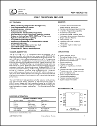 Click here to download ALD1722DA Datasheet