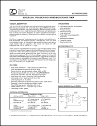 Click here to download ALD2502DB Datasheet