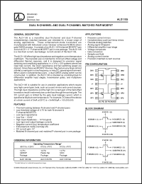 Click here to download ALD1105PB Datasheet