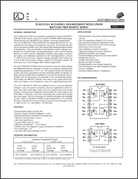 Click here to download ALD110804PC Datasheet