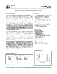 Click here to download ALD2702BPA Datasheet