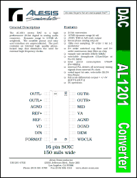 Click here to download AL1201 Datasheet