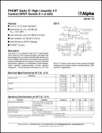 Click here to download AS191-73 Datasheet