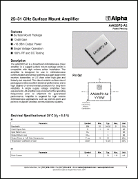 Click here to download AA028P2-A2 Datasheet