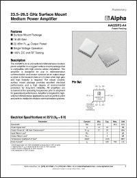 Click here to download AA026P2-A4 Datasheet