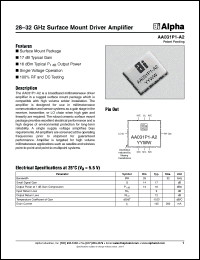 Click here to download AA031P1-A2 Datasheet