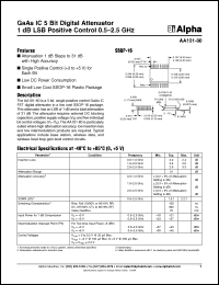 Click here to download AA101-80 Datasheet